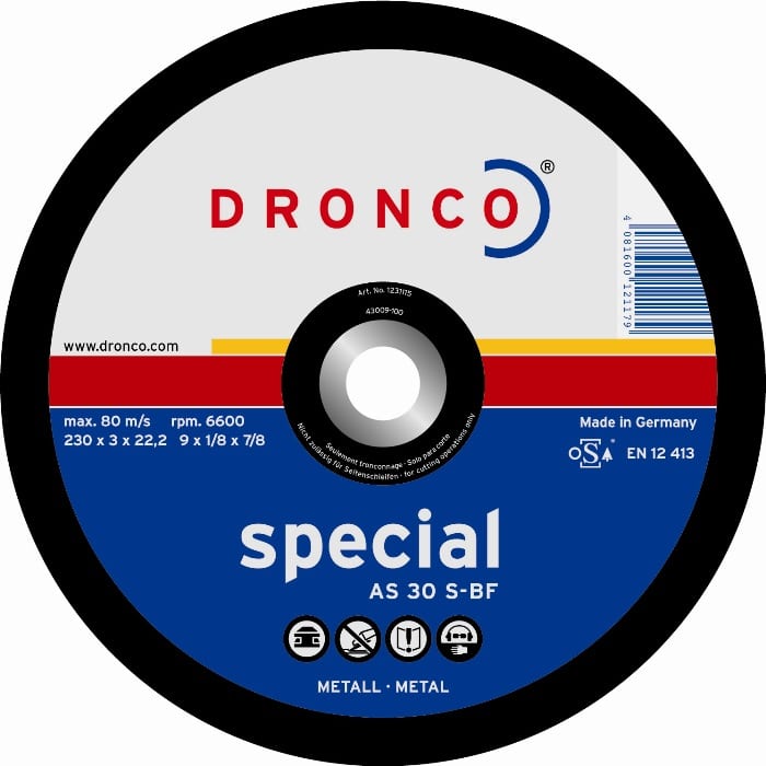 Disque abrasif DRONCO Fer - Ã˜ 350 mm