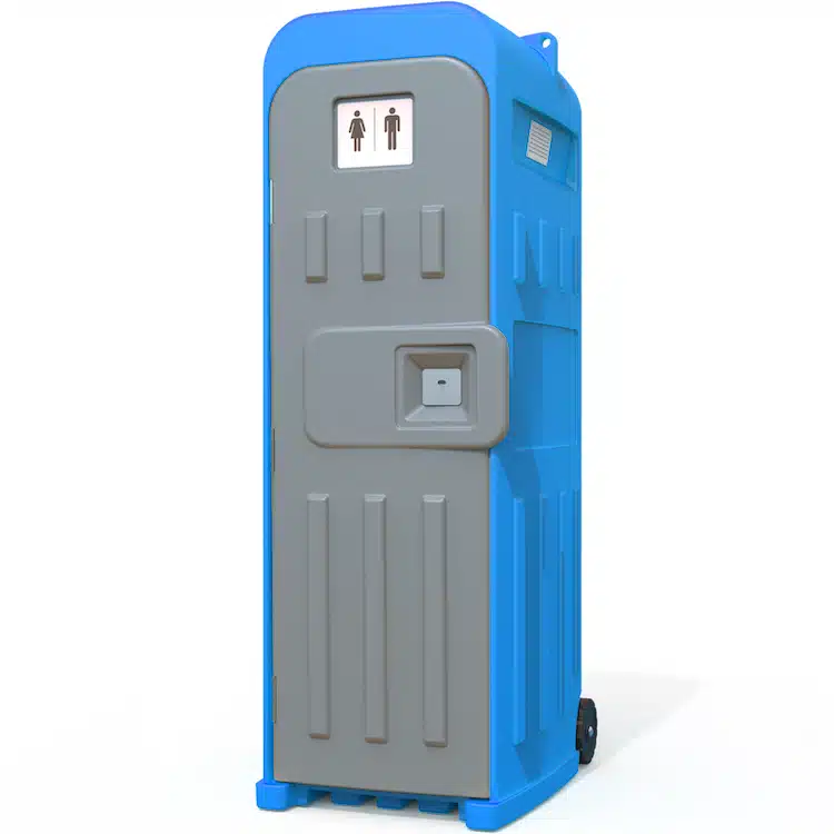 Toilette Chimique de Chantier Transportable et Autonome + pastille et papier