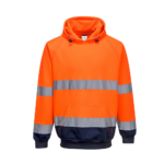 Sweatshirt HV à capuche 300 G BICOLORE