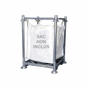 Support Big bag en 2 parties, fixe, non ouvrant devant