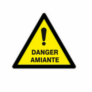 Panneau danger amiante