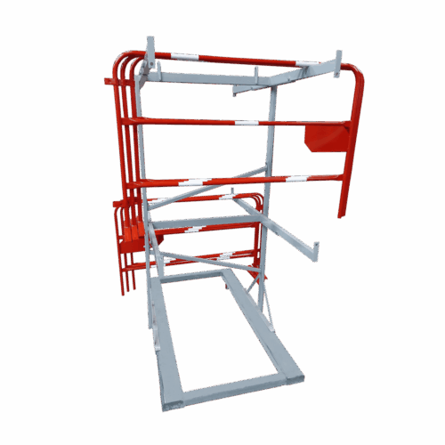 Rack de rangement barrières TP
