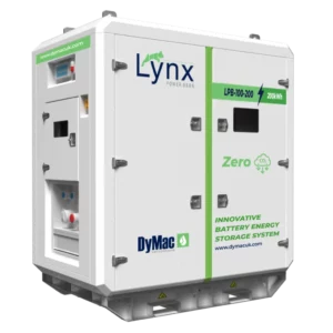 Lynx Power Bank LPB-100/200, une solution avancée de stockage d'énergie par batterie intégrée qui garantit une sécurité maximale. Cette solution mobile et modulaire est composée de batteries, de convertisseurs d'alimentation (PCS), d'un système de refroidissement par ventilateur et d'un système de protection incendie. En outre, vous avez la possibilité d'ajouter en option une alimentation photovoltaïque externe et un générateur CA. Avec le Lynx Power Bank LPB-100/200, bénéficiez d'une solution complète et fiable pour répondre à vos besoins en stockage d'énergie. Son design innovant assure une utilisation sécurisée et une flexibilité optimale, que ce soit pour des applications résidentielles, commerciales ou industrielles. Profitez d'une alimentation électrique continue et de qualité grâce au Lynx Power Bank LPB-100/200.