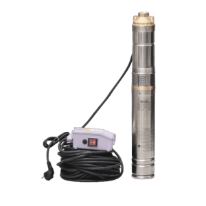 Pompe à eau immergée de puits à vis diamètre 95mm 230V 750W