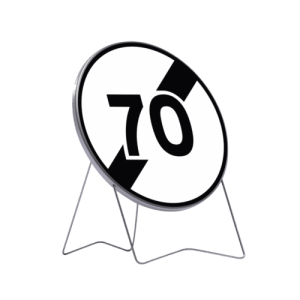 Le Panneau B33 70 km/h 650 mm. est une solution complète pour faire la signalisation sur un chantier