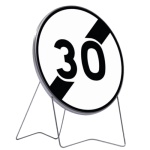 Rond BK33 Fin Limitation 30km/h 650/850mm