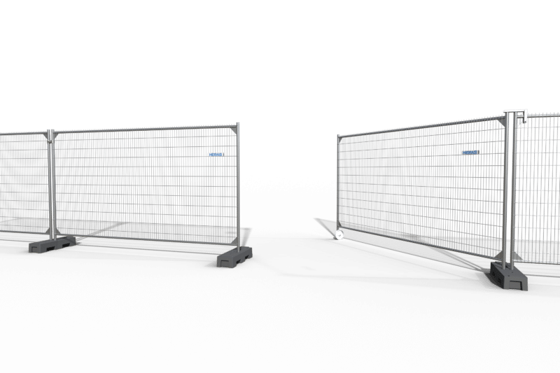 Roue de clôture de chantier