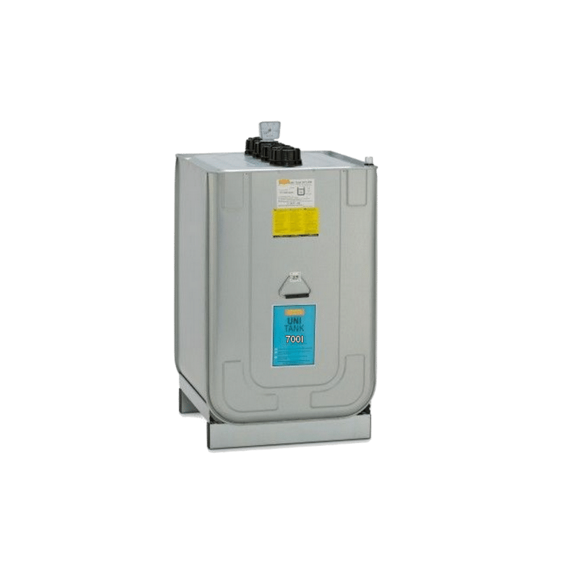 Cuve à gazoil/fioul/GNR 700L Stockage Double Paroi avec rétention intégré COMPLETE avec pompe 230V + flexible 6M
