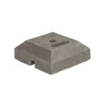 Socle Plastobloc 40x40 mm en caoutchouc recyclé