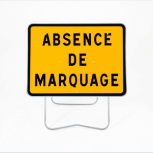 panneau absence de marquage