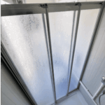 Conteneur Sanitaire WC + douche - Eau Chaude, anthracite RAL7016