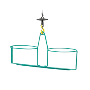 Porte - seaux (2) sans seau - capacité max 70 kg