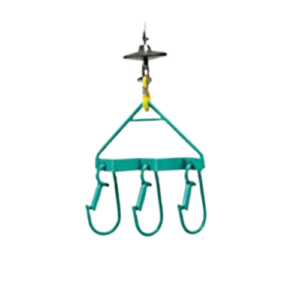 Support pour 3 éléments d'échafaudage