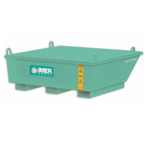 Bac à mortier M-35 avec prises fourreaux – chantier BTP