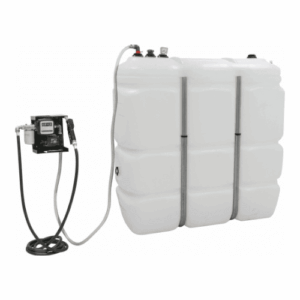 Cuve fuel PEHD double paroi Blanche 1000L