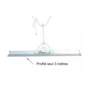 Règle vibrante aluminium 3 m – lissage et nivellement du béton