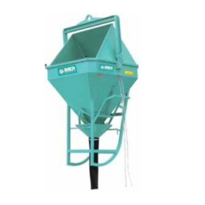 Benne couchée à entonnoir BC-125 – 1 250 litres