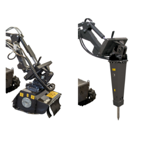 Accessoires TAURUS 1000MT Kit support marteau/broyeur à herbe