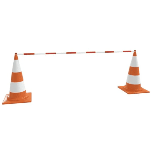 Barre rétractable pour cônes
