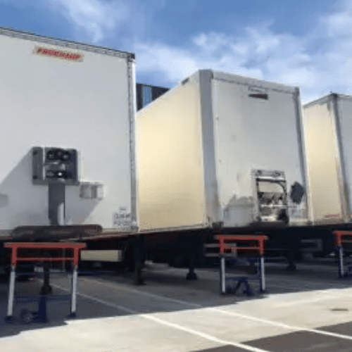 Tréteau de sécurité pour remorque
