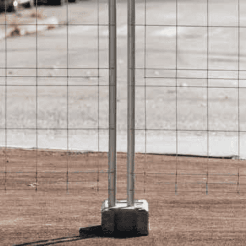 Barrière Heras 2 tubes 3500 x 1900 mm
