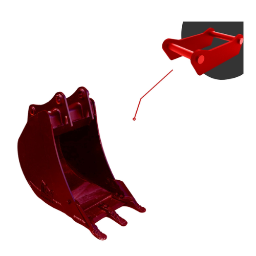 Godet Tranchée 400mm 6-9T | Axes Fixes