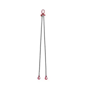 Élingue chaîne 2 brins ajustable 7,5T 2m grade 80 – Réf. 18535