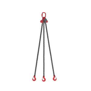 Élingue chaîne 3 brins ajustable 11,2T 2m grade 80 – Réf. 20704