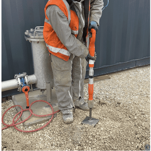 Kit excavation bêche pneumatique Scrap'Air 55V2 manche PA6 D
